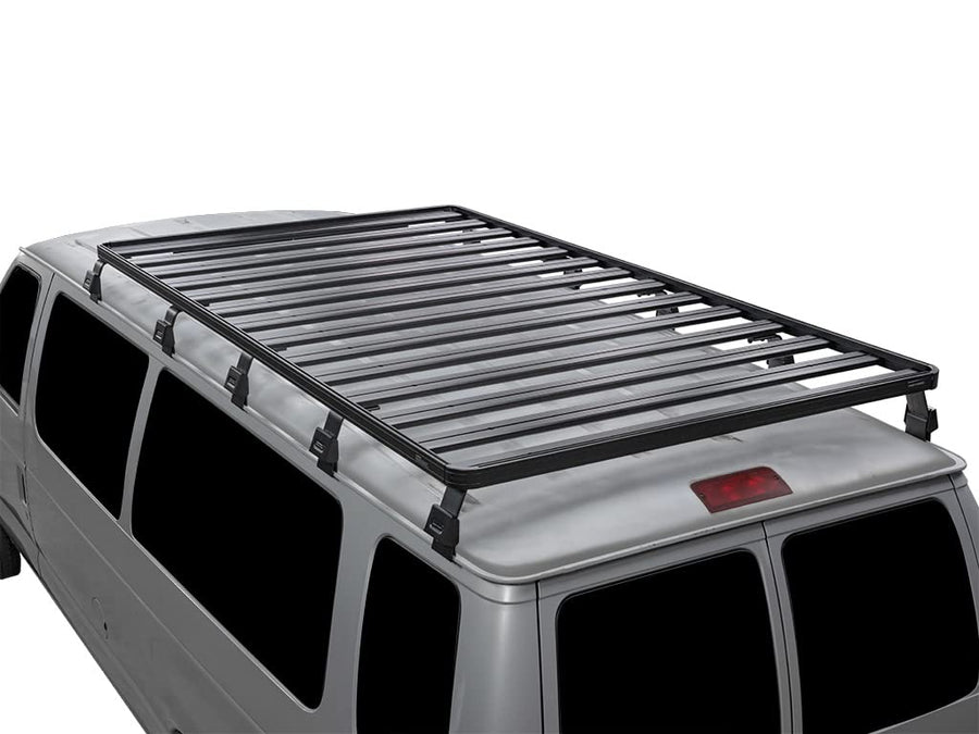Slimline II Front Runner 3/4 Roof Rack Kit Compatible with Ford E150/E250/E350 Extended Cab (1992-2014)