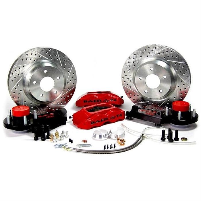 13" Track4 Brake Sys Baer Frt Slvr Tci Spin (4261407S)