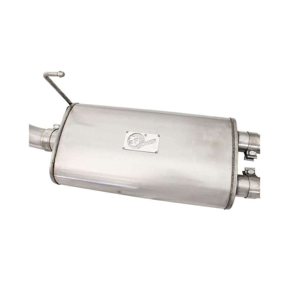 MACH Force-Xp aFe Power 2-1/2" x 3" Stainless Steel Cat-Back Exhaust System with Polished Tip