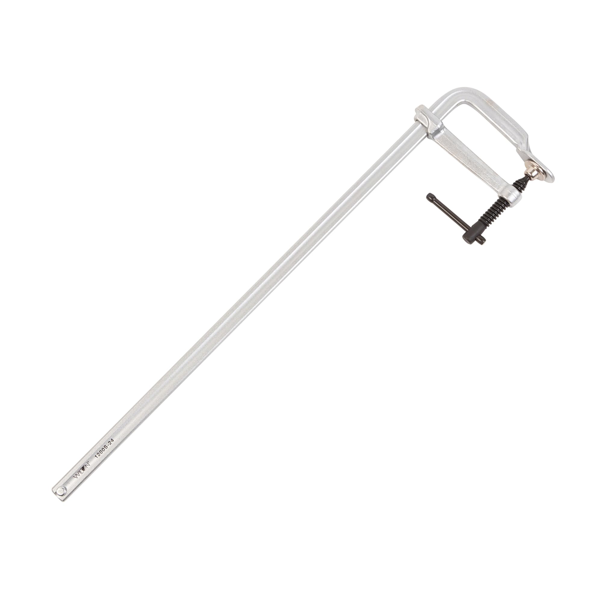 Wilton F-Clamp Light-Duty, 24" Opening, 4-3/4" Throat, 1200 Lbs. Clamping Force (Model 1200S-24)
