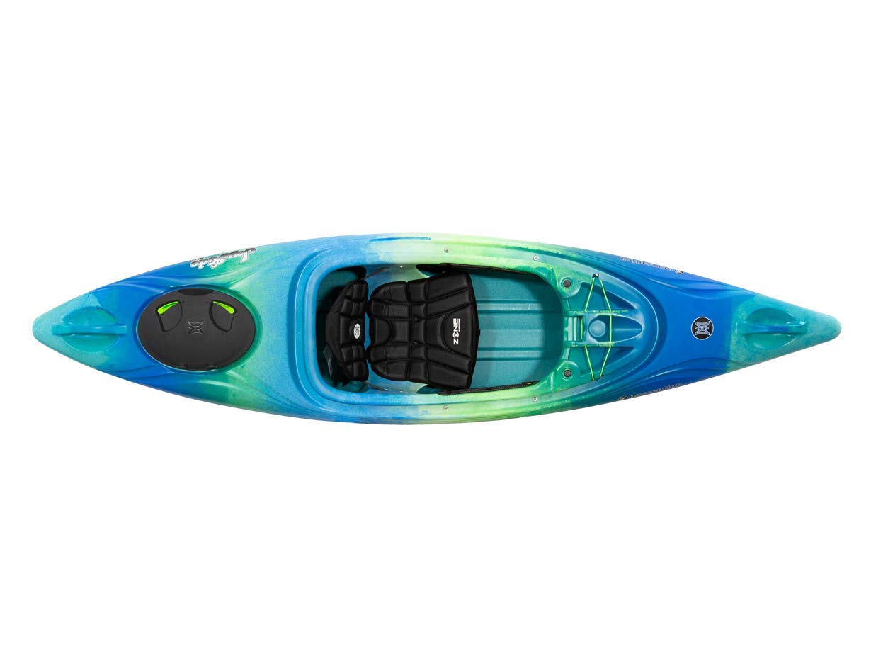 Kayaks Perception Joyride 10 - Sit Inside Kayak for Adults and Kids - Recreational and Multi-Water Kayak with Selfie Slot - 10' - Déjà vu