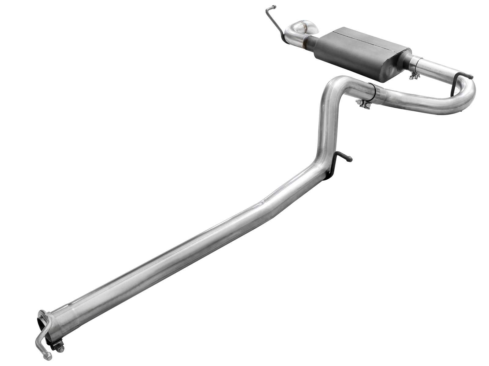 aFe Scorpion (49-08043) 2-1/2" Aluminized Hi-Tuck Cat-Back Exhaust System for Jeep Wrangler JK V6-3.8/3.6L Engine