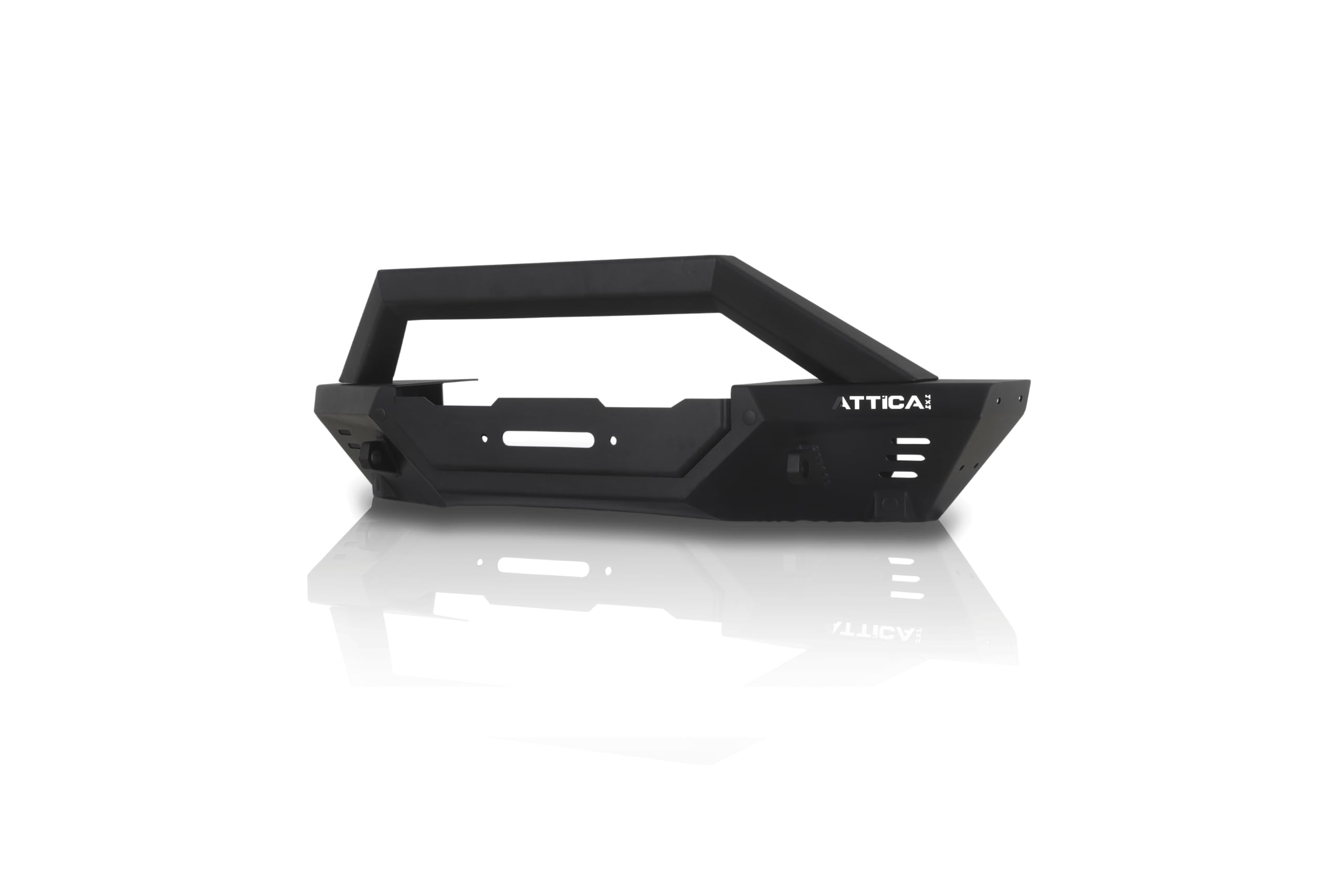 Attica4x4 Cobra Tek Front Bumper | Compatible with Ford Bronco (2021-2023) | Black Powder Coat with High-Grade Steel Construction and Aggressive Style