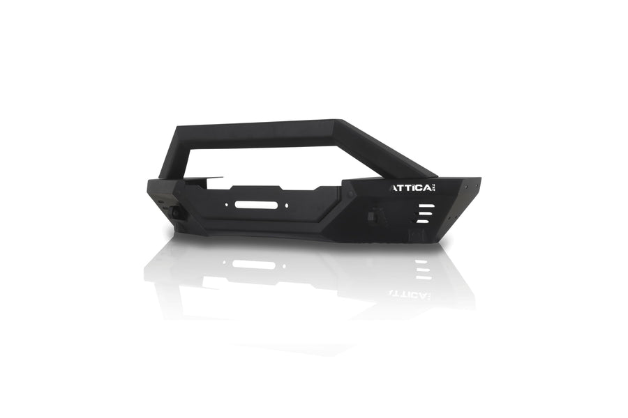 Attica4x4 Cobra Tek Front Bumper | Compatible with Ford Bronco (2021-2023) | Black Powder Coat with High-Grade Steel Construction and Aggressive Style