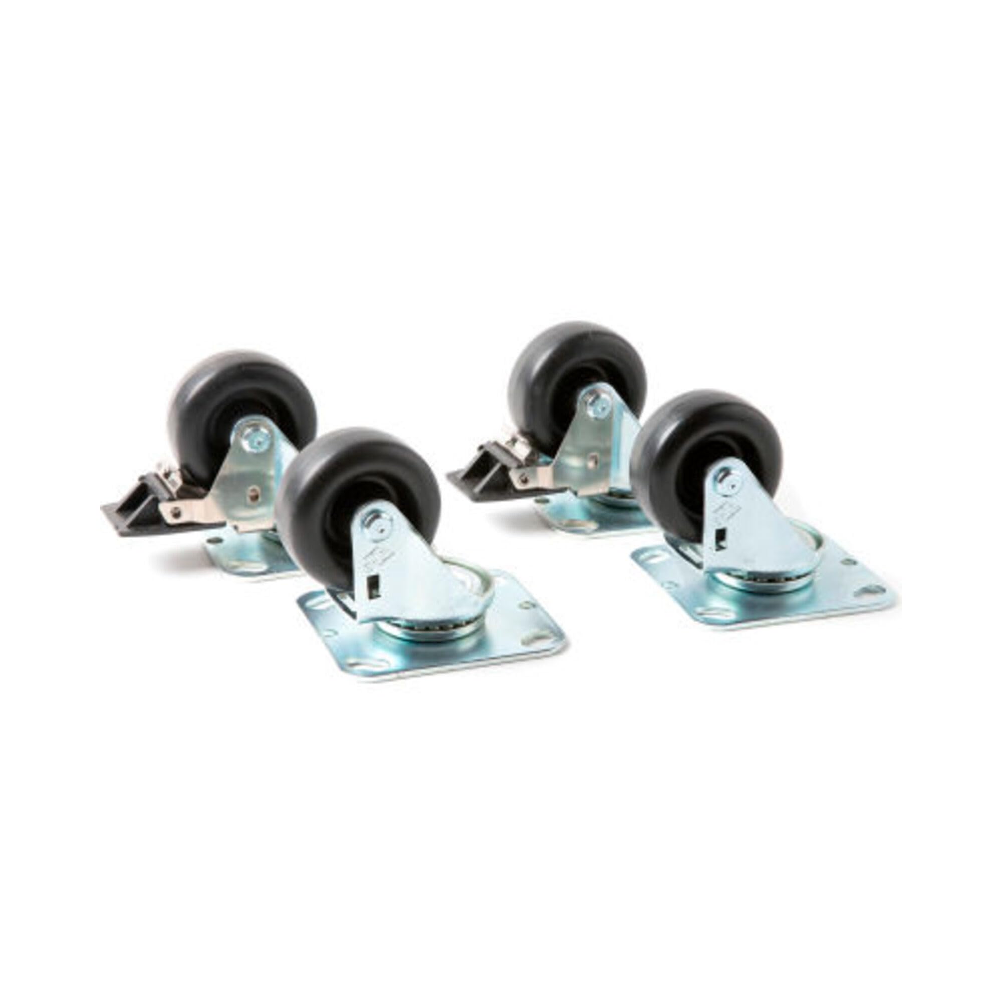Caster Kit Portacool PARPACCST310, Black
