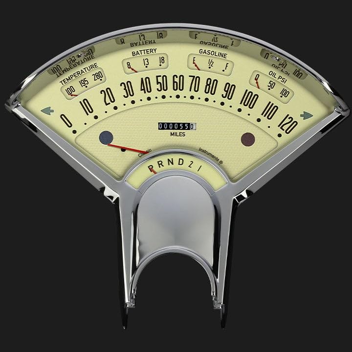 Bel Era III Classic Instruments BET07T Gear Selector Gauge & Sn46Z Tan