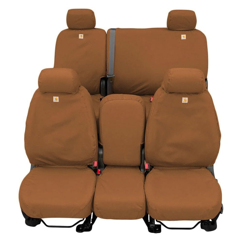 SeatSaver Carhartt Custom Second Row Seat Covers - Brown