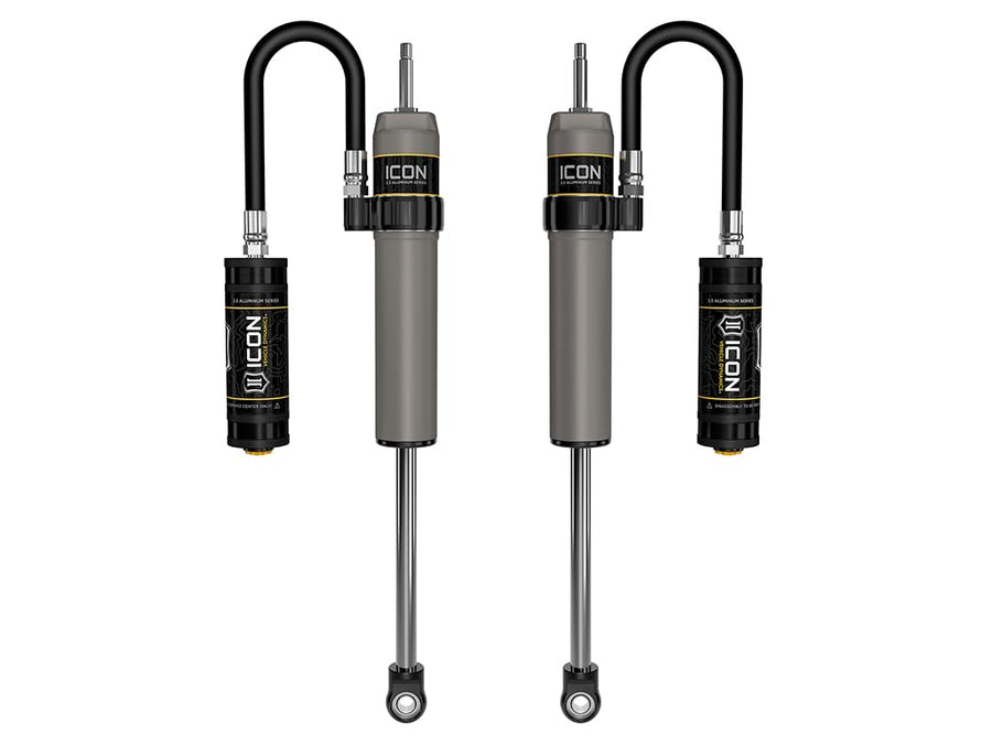 3-3.5" Lift ICON Vehicle Dynamics, 2.5 VS Remote Reservoir Rear Shocks, Pair, Compatible with 2022-2023 TOYO Tundra, 57841P