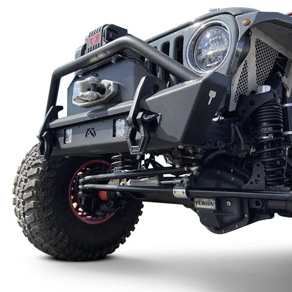TJ97-B4742-1 Fab Fours Inc. Front Bumper Fits Jeep Wrangler