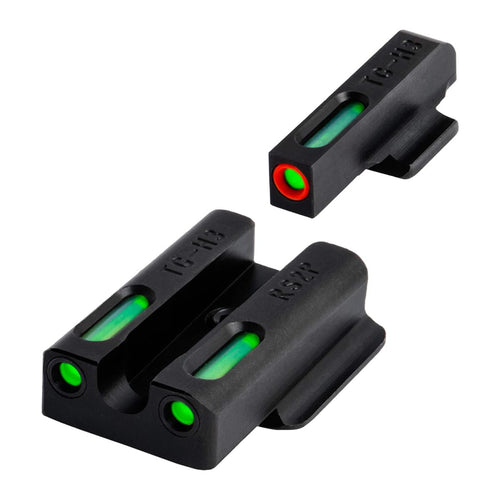 TFX Pro TRUGLO Tritium and Fiber Optic Xtreme Handgun Sights for Ruger Pistols, Black, One Size