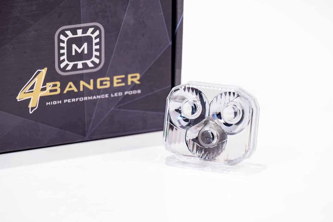 4Banger Lens Only: Morimoto (White/Spot)