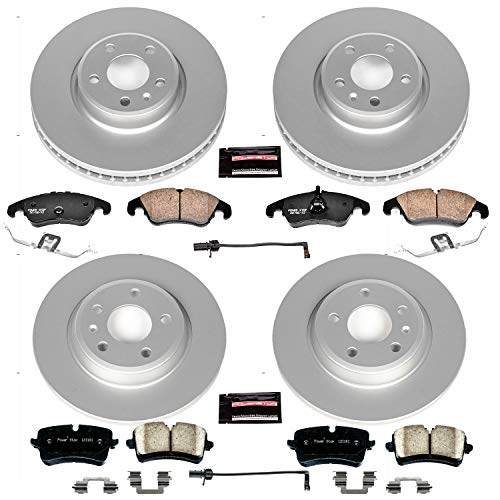 Power Stop Front & Rear CRK6136 Geomet® Coated Brake Kit