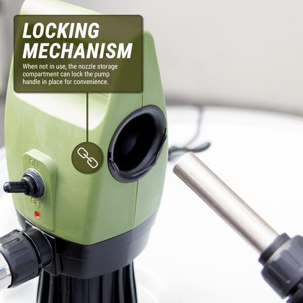 Terapump - Metered Electric Drum Pump TREDRUMT-M Telescopic