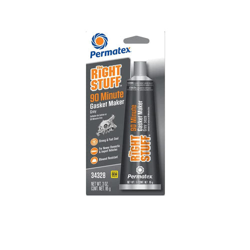 The Right Stuff Permatex 34328 90 Minute Grey Gasket Maker 3 Oz.