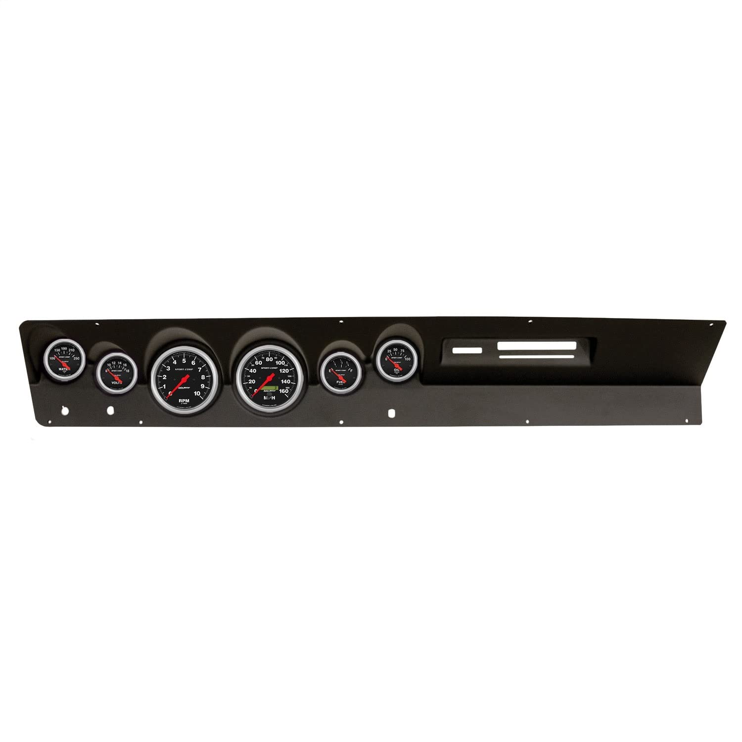 AutoMeter Dash Kit Direct Fit, (3 3/8" X2, 2 1/16" X4), Dodge Dart 67-69, Sport-Comp (2119-11)