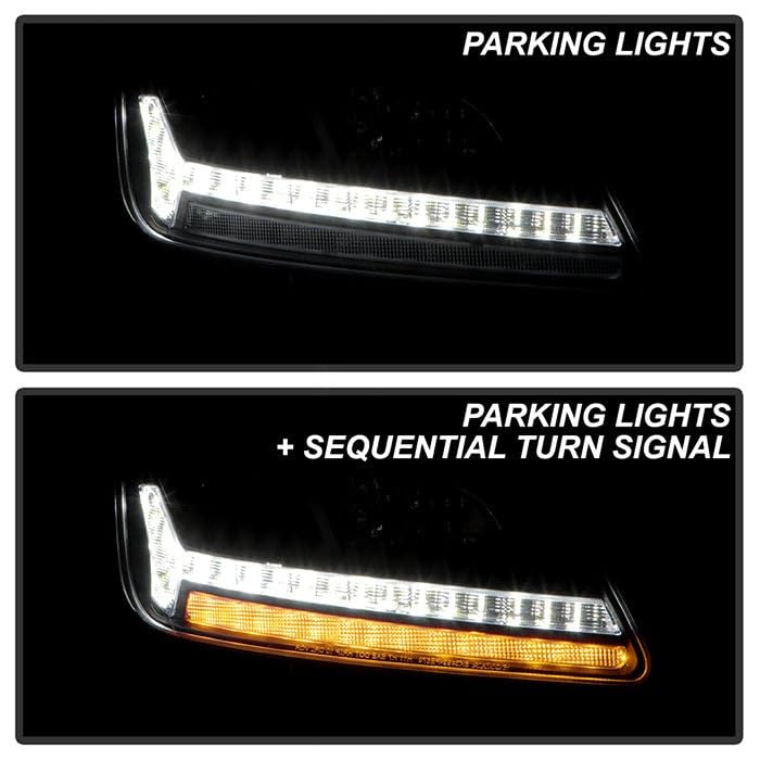 Headlights Spyder Signature (PRO-YD-PB57914-SEQ-R-BK)