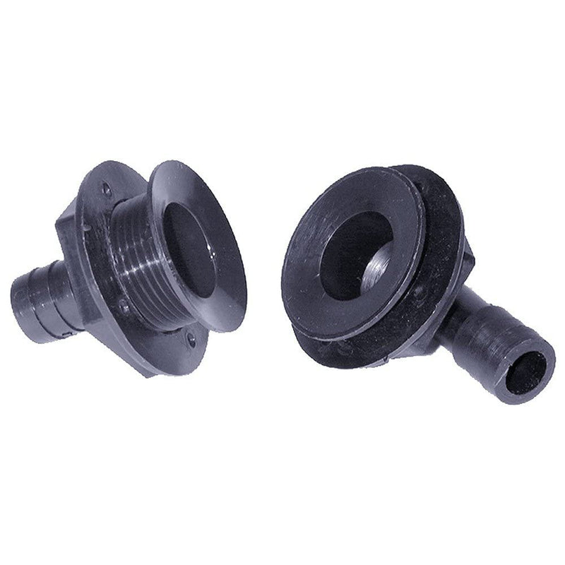 T-H Marine All Purpose Drains/Hatch Drains APD-190-DP, Black
