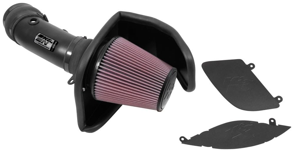 Cold Air Intake System K&N: High-Flow Air Filter, Increase Performance & Acceleration: Compatible with 2017-2023 Dodge: Challenger, Demon, Redeye, Charger, 69-2553TTK