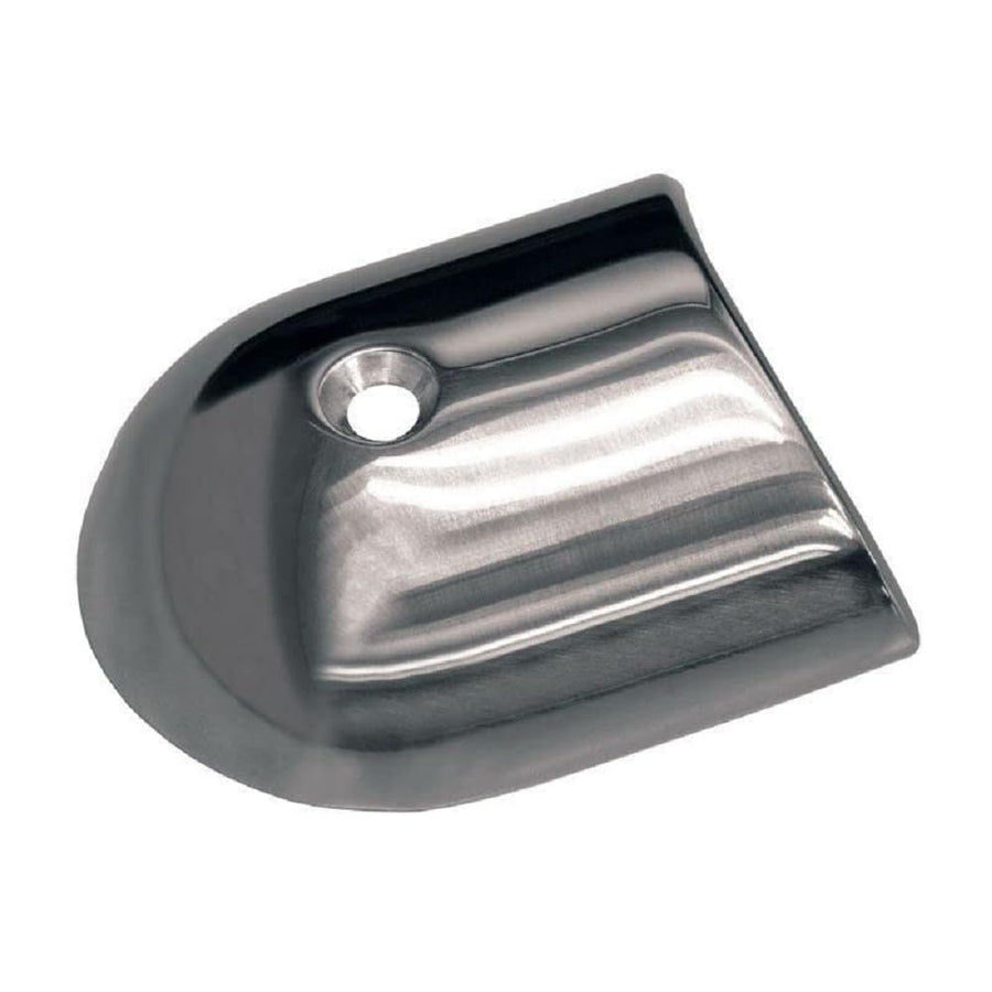 F16-0039 TACO Marine Stainless Steel Rub Rail End Cap - 1-7/8" W x 25/32" H x 2-19/64" L
