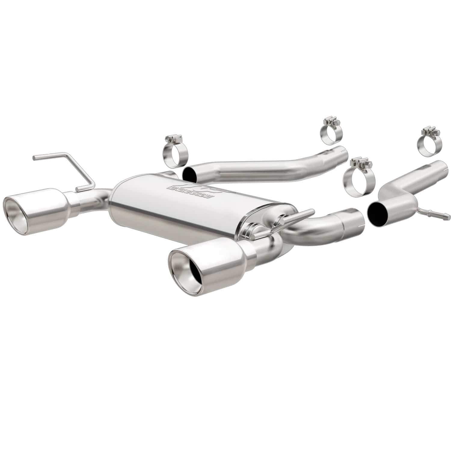 Axle-Back MagnaFlow Performance Exhaust System 15196: Street Series, Compatible with 2013-2018 Cadillac ATS