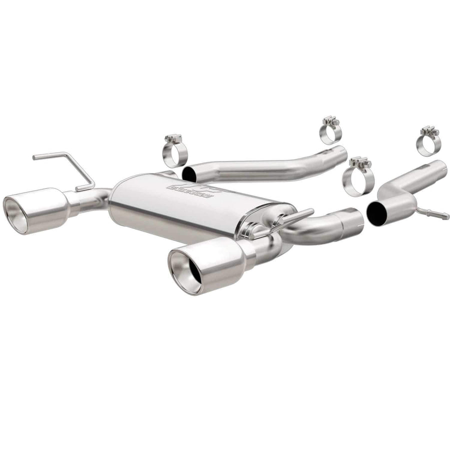 Axle-Back MagnaFlow Performance Exhaust System 15196: Street Series, Compatible with 2013-2018 Cadillac ATS