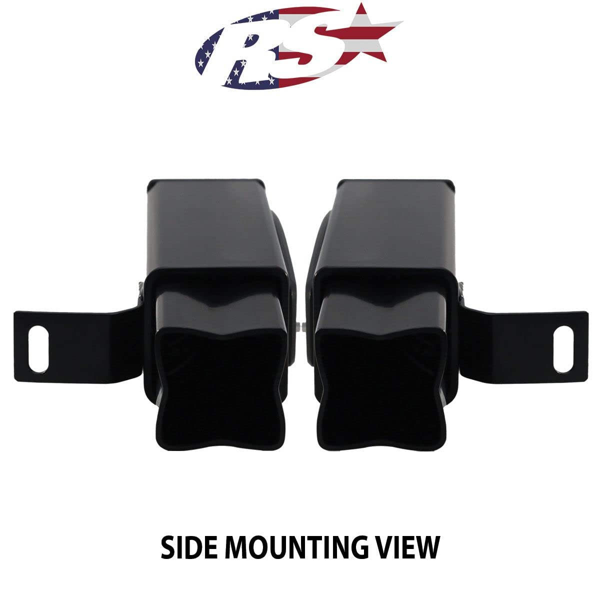 Race Sport Chrome Series 2017-2023 Compatible with Ford F250 F350 F450 Super Duty Bolt On Hitch Bar Reverse Light Kit FHDHB17UPSL