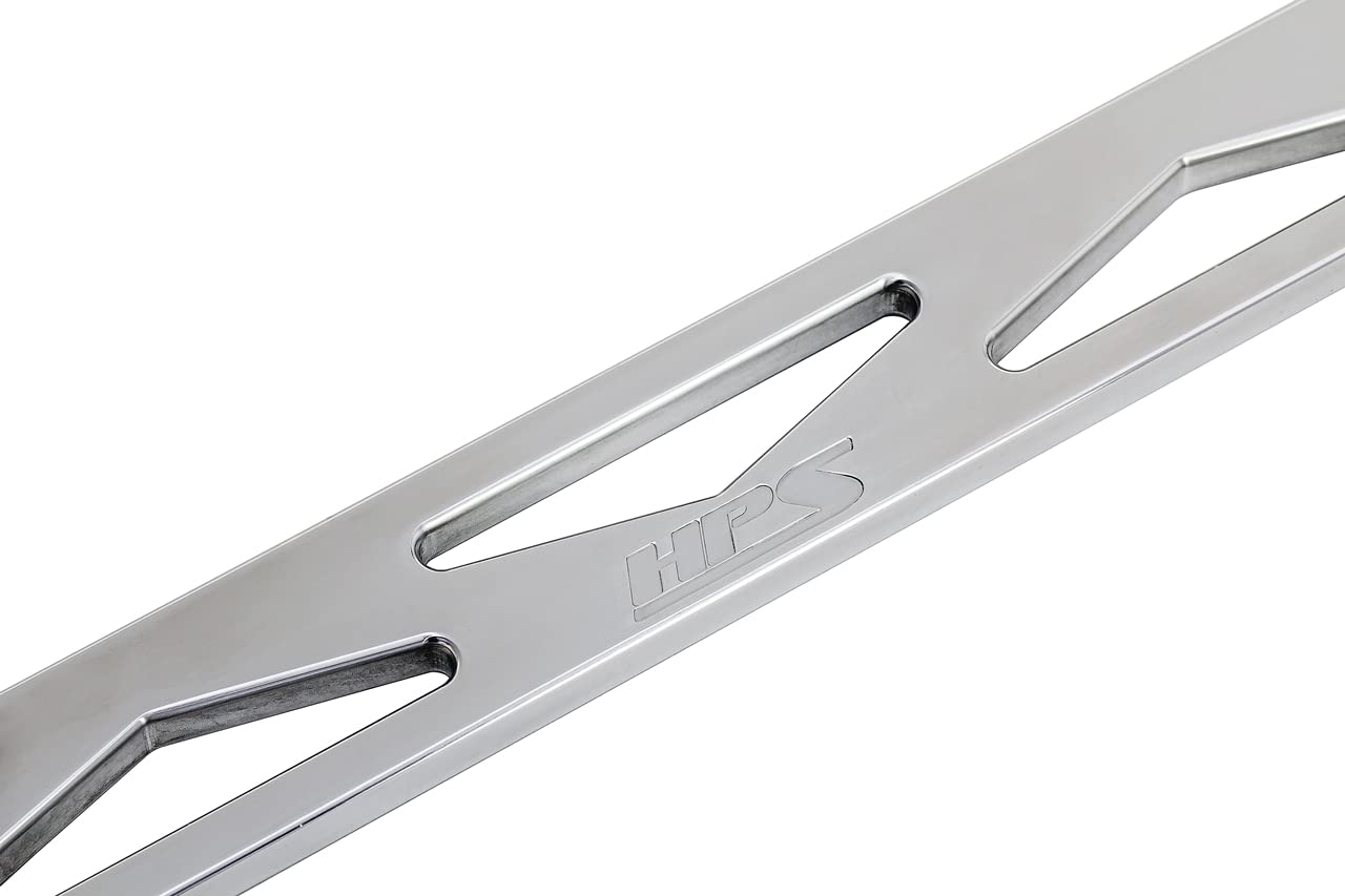 Performance HPS Polished Front Strut Bar Tower Brace Compatible for 2018-2022 Honda Accord, 42-104P