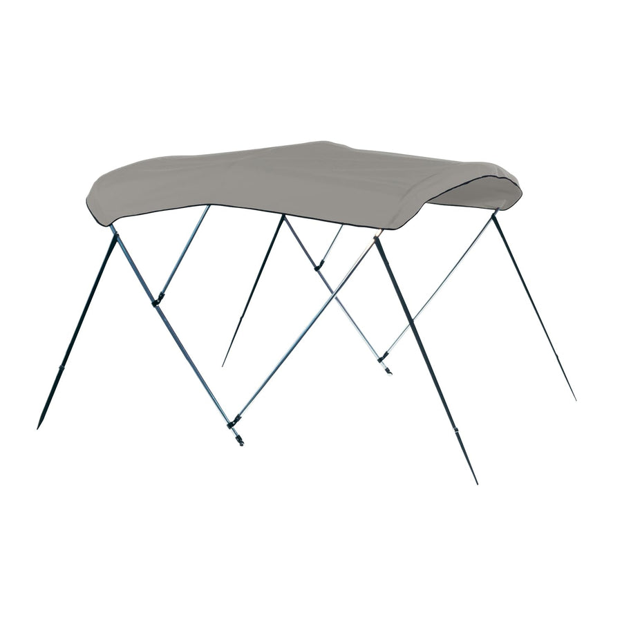 A5469UB-10 CARVER 6'L 3-Bow Round Tube Bimini Top Kit - 54" H, Fits 67"-72" W, Cadet Gray