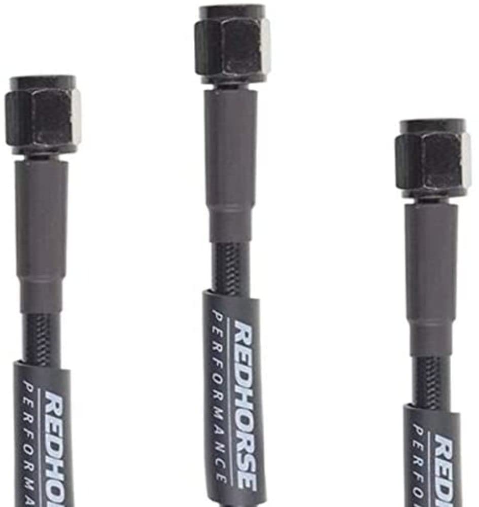 Performance Red Horse 3300-04-60 Straight -04 An Female To Straight -04 An Female 60" Pre-Assembled Brake Line