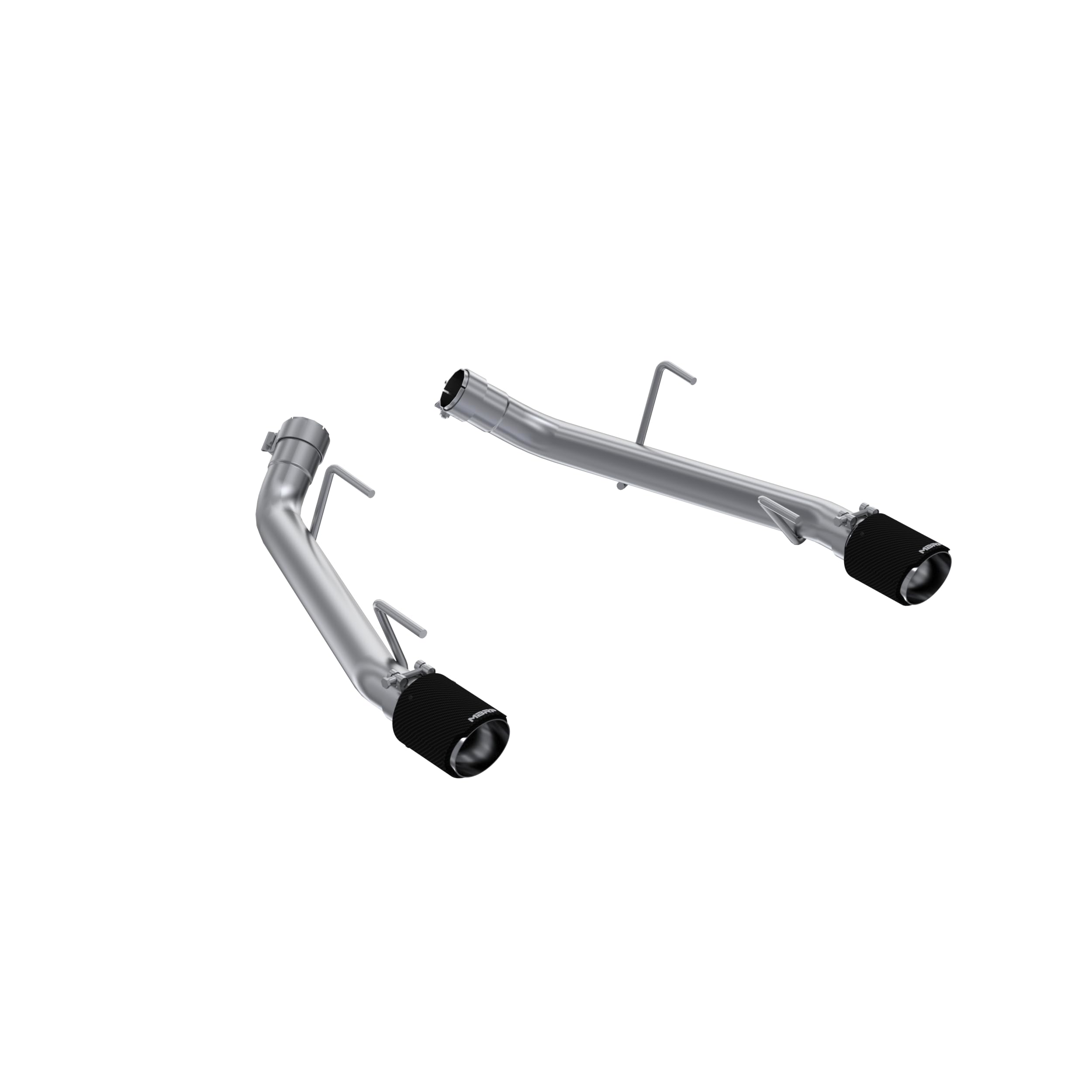 05-10 Ford Mustang GT MBRP 4.6L T304 SS 2.5in Dual Axle-Back with CF Tips (Race Version)