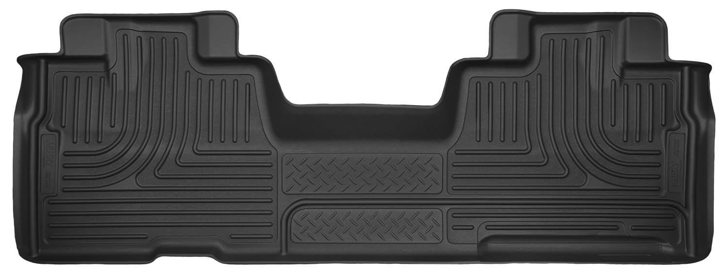 Husky Liners Floor Mats X-act Contour | Fits 2009-2014 Ford F-150 SuperCab | 2nd Row, 1-pc Black - 53441
