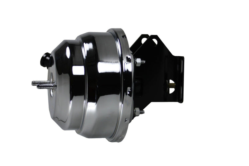 8 Inch LEED BRAKES Dual Power Booster With Bracket (Chrome)