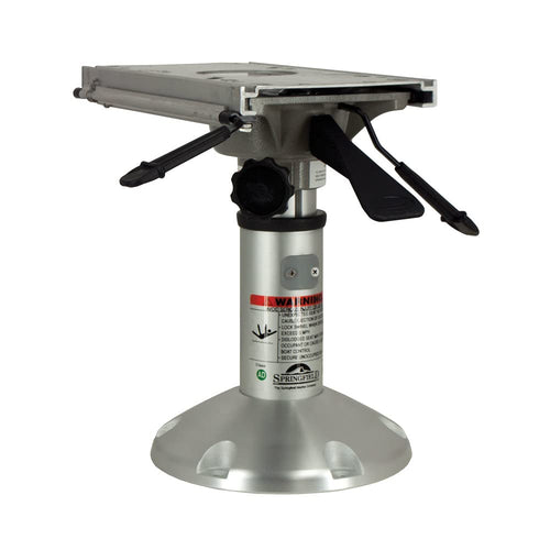 Mainstay Springfield Marine 1250250-L1 Short 2-3/8" Air-Powered Pedestal - 12.5"-15.5", Slide & Swivel