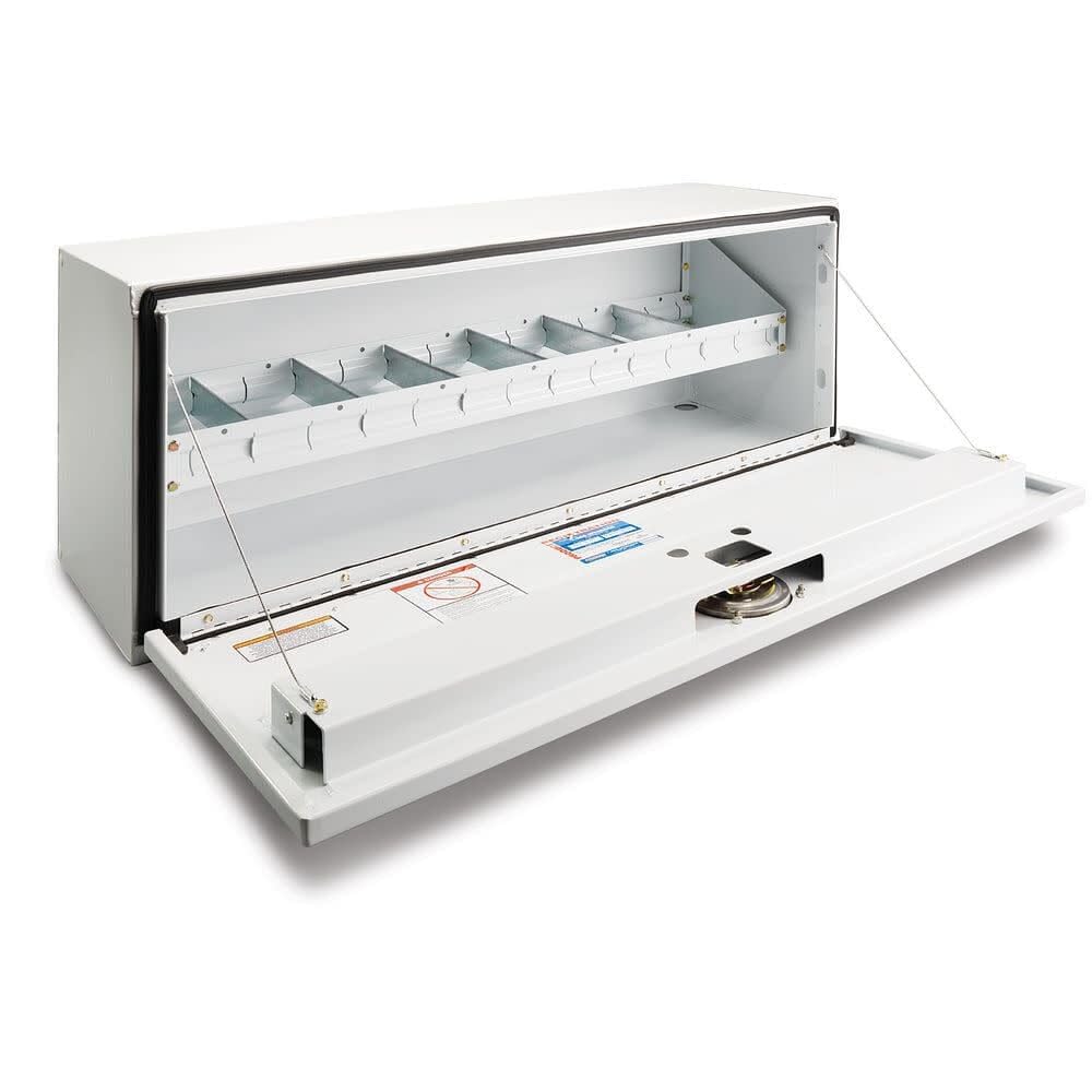 2003 Weather Guard Tool Tray, 41-1/2 in. L, Steel, White