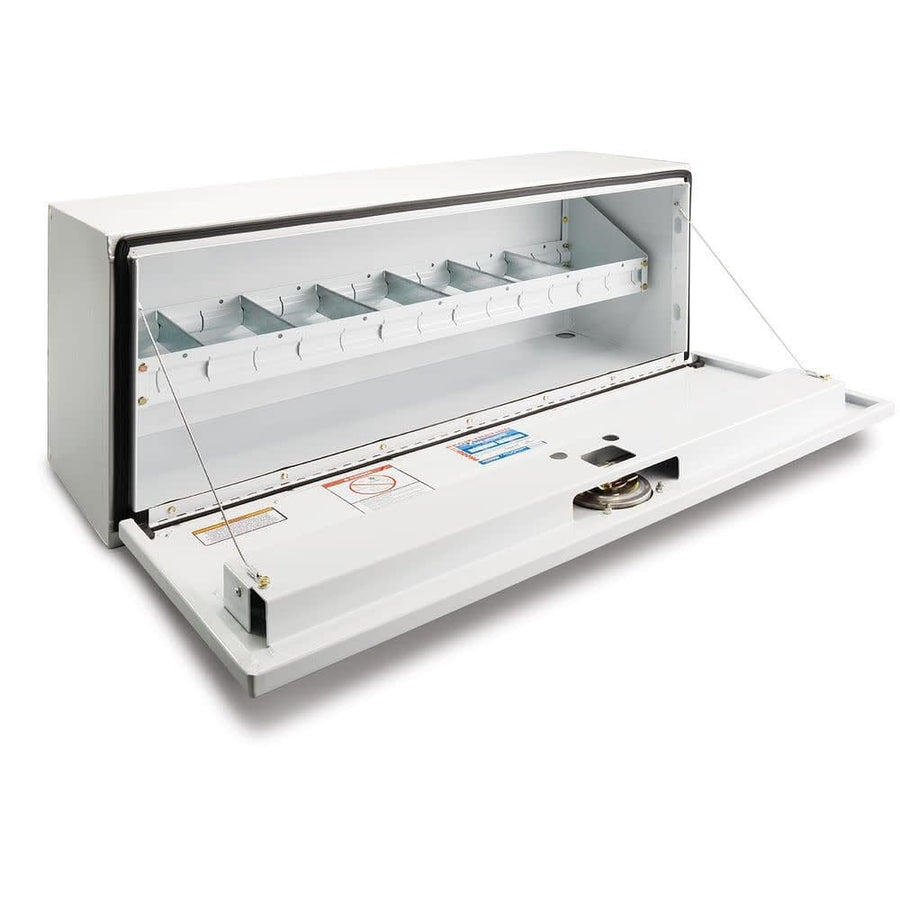 2003 Weather Guard Tool Tray, 41-1/2 in. L, Steel, White