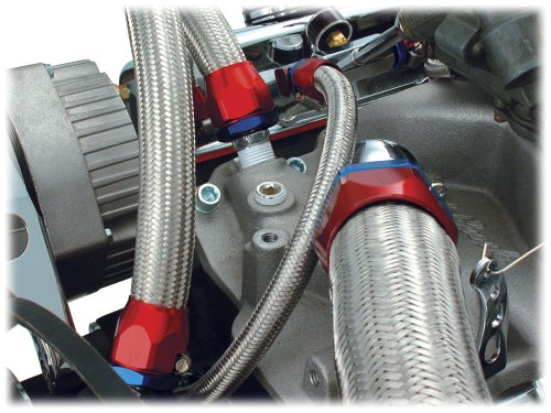 7490 Spectre Performance Red/Blue Stainless Steel Sleeving Kit
