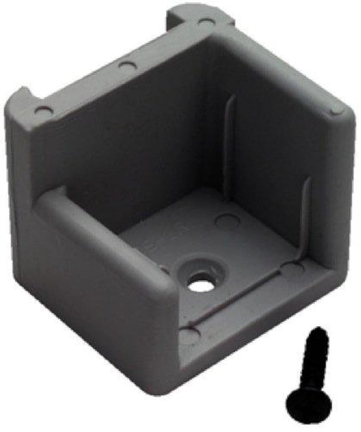 RIGHT DOOR STOP W/RIBS GRAY