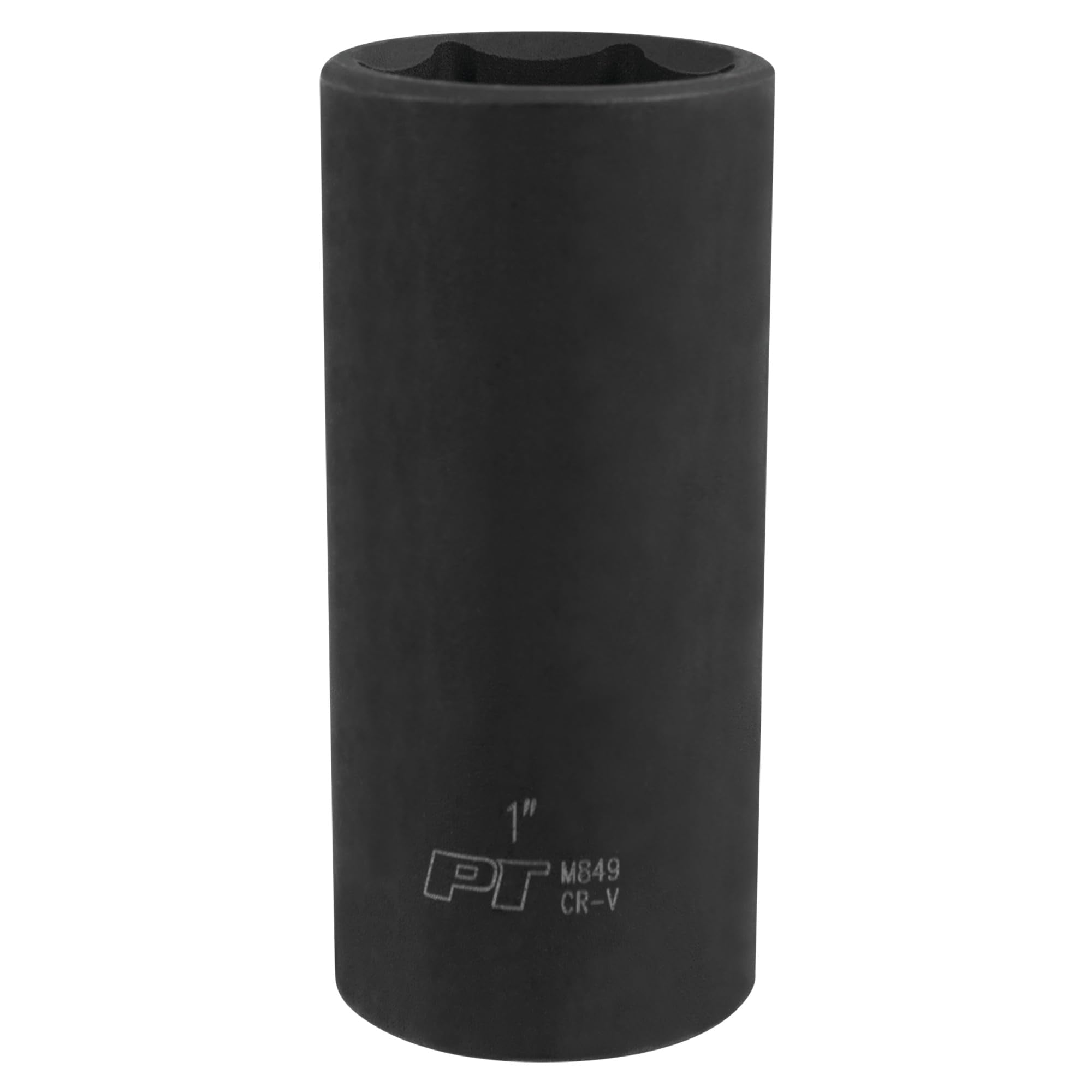 1-Inch Drive Performance Tool M849 1/2 Drive Impact Socket, 6-Point, Chrome Vanadium Steel, Professional Grade for Heavy Duty Automotive Use