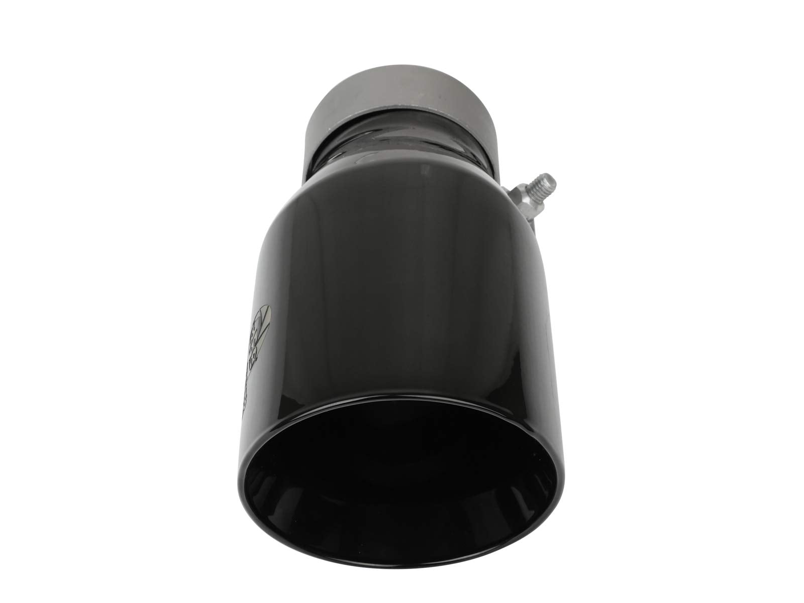 MACH Force-Xp aFe Power Universal Exhaust Tip, 3" Inlet x 4-1/2" Outlet x 9" Length, Black
