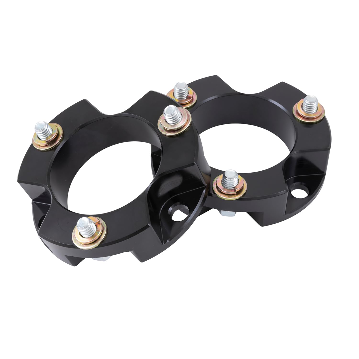 TrailFX Leveling Kit Four Wheel Drive Fits Ford Ranger 2019-2023 Front Strut Spacer 2.5 Inch Billet Aluminum with Installation Hardware TrailFX F25LL5