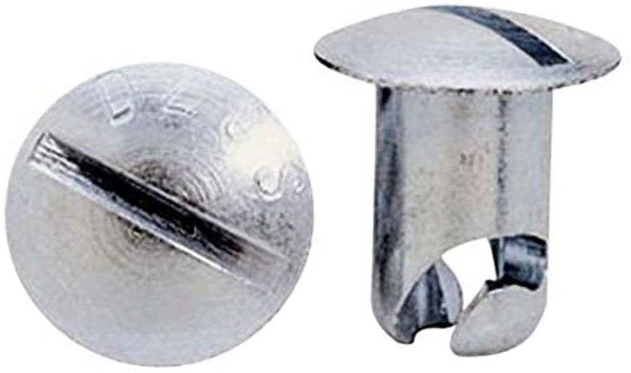 Oval Moroso Quick Fasteners, 7/16 x .400", Steel, Silver