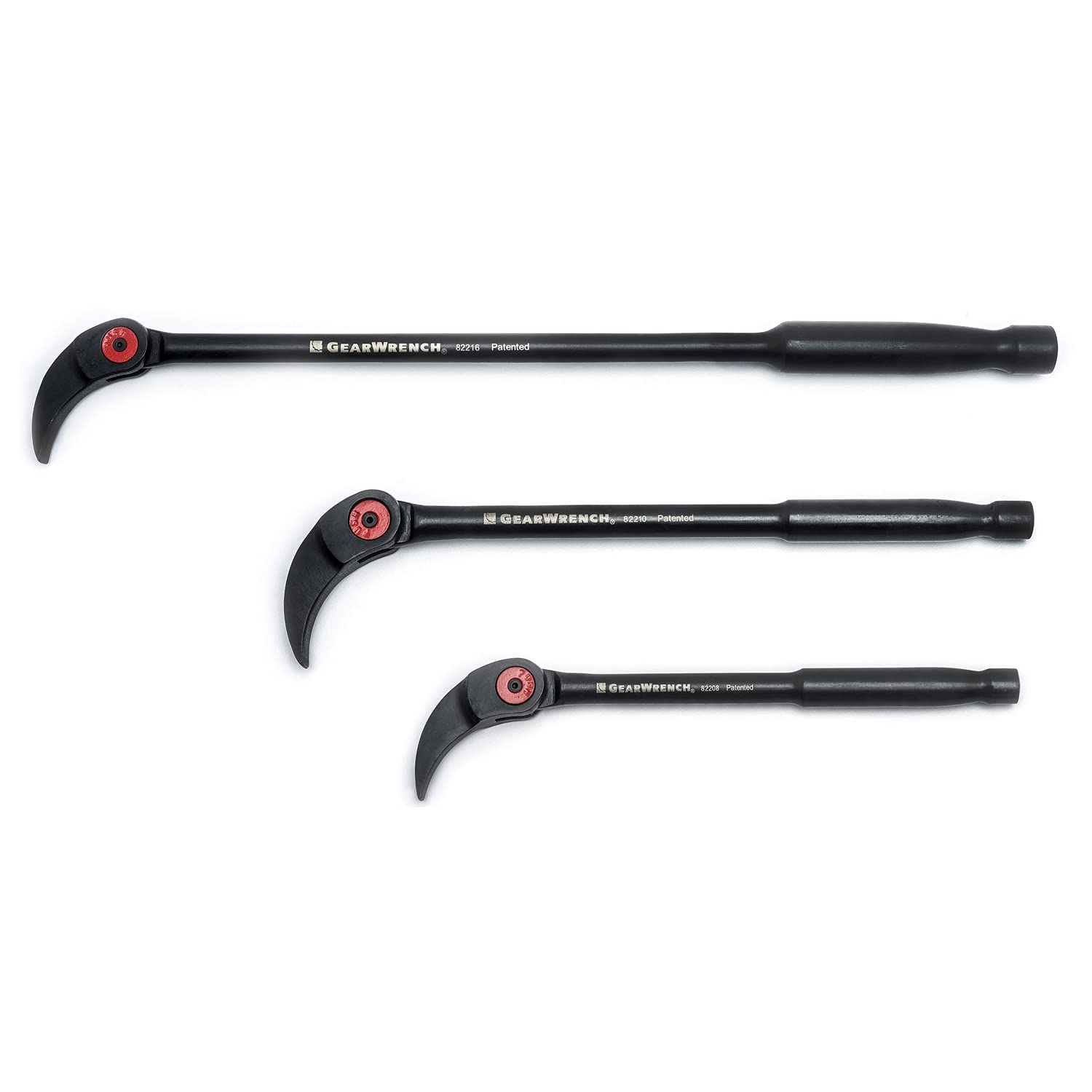 3 Pc. GEARWRENCH Indexing Pry Bar Set 8", 10" & 16" - 82301D