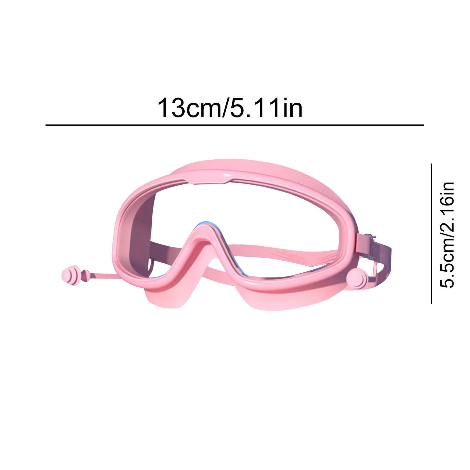 Swimming Goggles Ziurmut for Children | Clear Vision Diving Goggles for Children, UV Protection Anti-Fog Design for Free Diving and Fishing Strap Cover