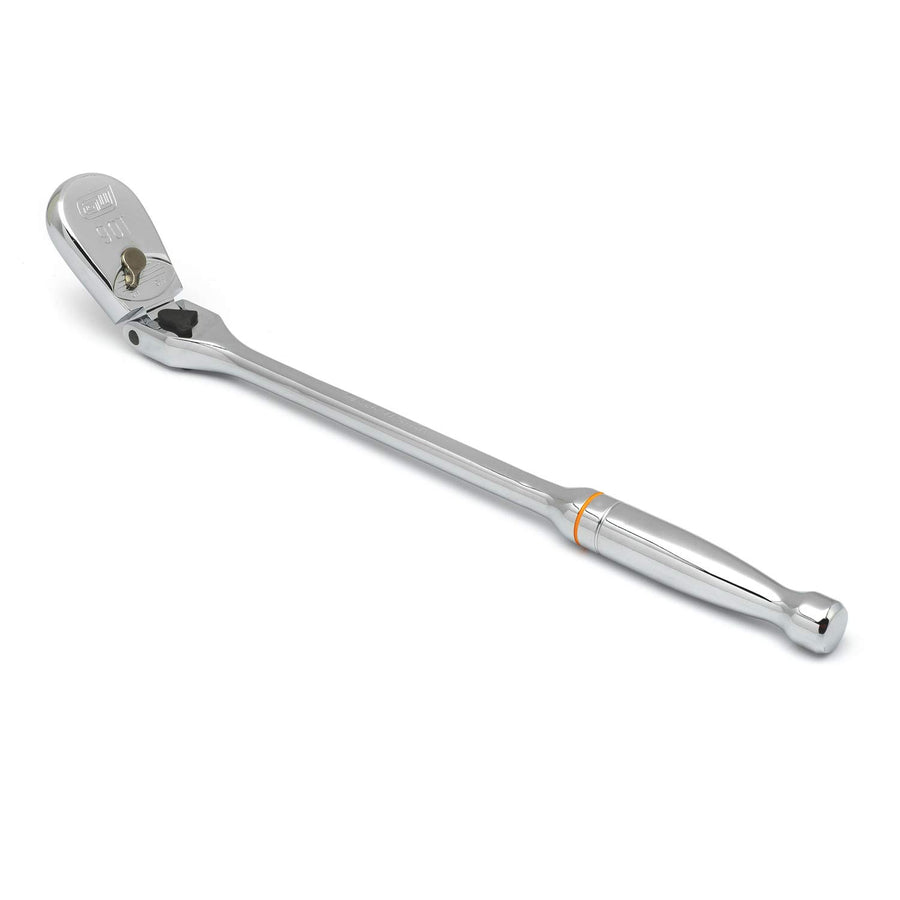 GEARWRENCH 1/2" Drive Locking Flex Head 90 Tooth Teardrop Ratchet 17" - 81362T, Multi, One Size