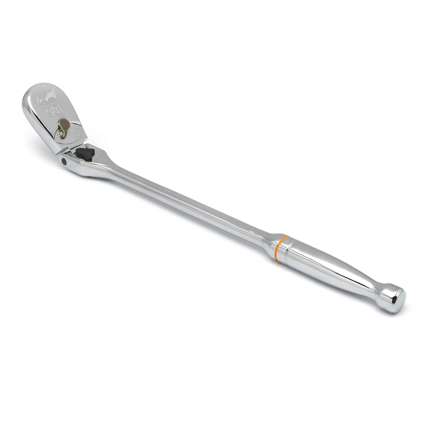 GEARWRENCH 1/2" Drive Locking Flex Head 90 Tooth Teardrop Ratchet 17" - 81362T, Multi, One Size