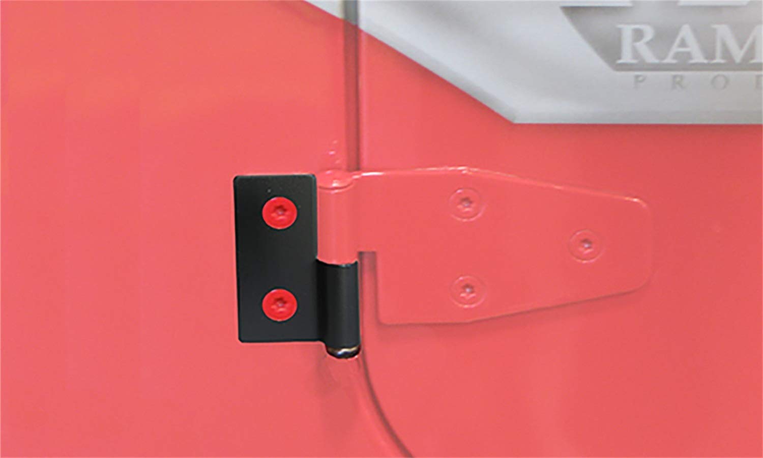 Lower Door Hinge Bracket for Jeep Wrangler/CJ RAMPAGE PRODUCTS | Pair, Stainless Steel, Black | 7607 | Fits 1976-1983 Jeep CJ5 / 1976-1986 Jeep CJ7 / 1997-2006 Wrangler TJ / 1987-1995 Wrangler YJ