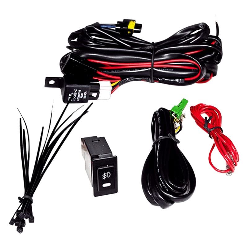 OEM Series Winjet for [2007 2008 2009 Nissan Altima Sedan] Driving Fog Lights + Switch + Wiring Kit (Smoke)
