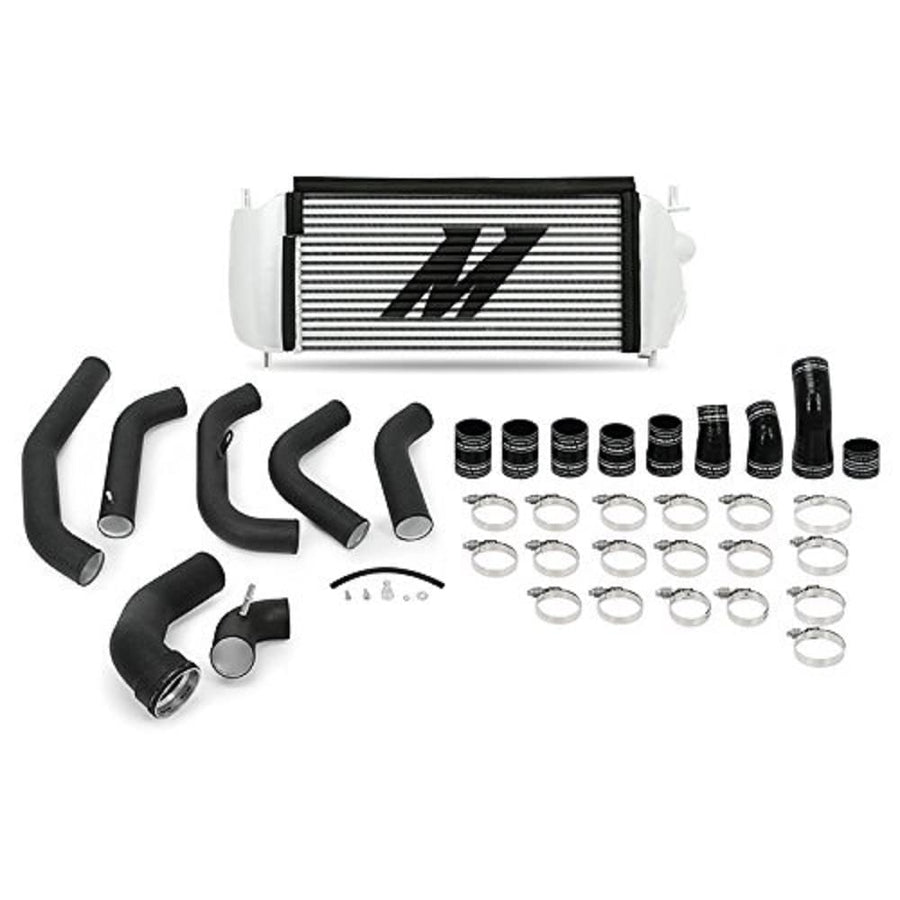 Mishimoto Intercooler Kit MMINT-F35T-15KBSL Fits Ford F-150 3.5 EcoBoost 2015-2016 Silver Kit, Black Pipes