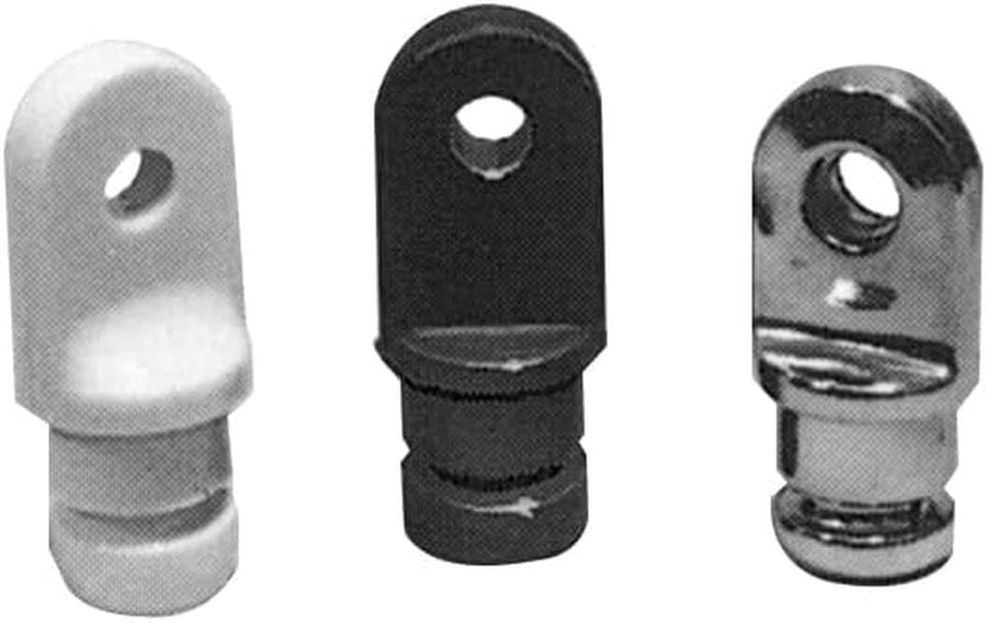 Black 7/8" Round Nylon Bimini Top Internal Eye End - 1 Pair