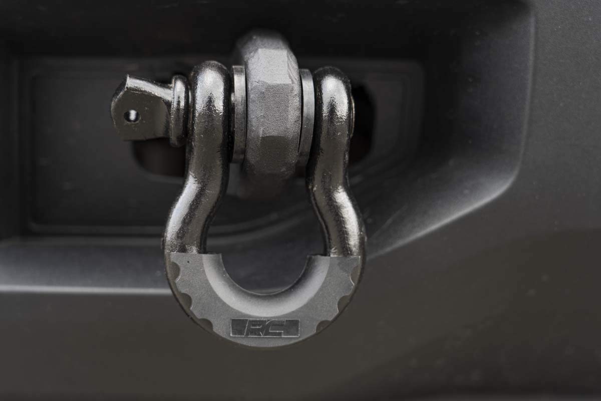 Rough Country Shackle Mount Kit Tow Hook for 19-22 Chevy Silverado 1500 - RS155